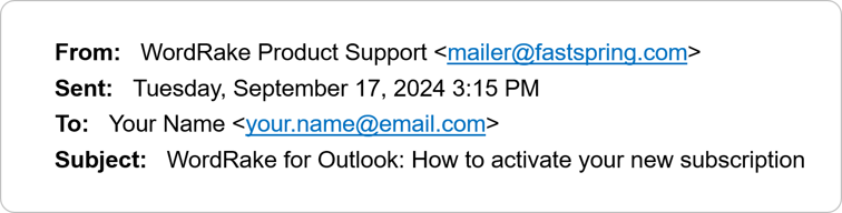 WR v5 WinOutlook FastSpring Delivery