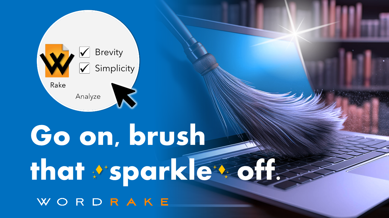 Brush That Sparkle Off--AI Writing and Editing