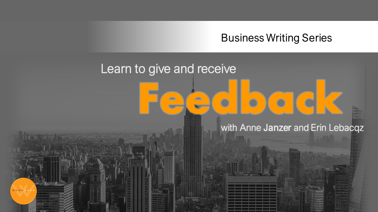 Feedback Can Be Something to Look Forward To